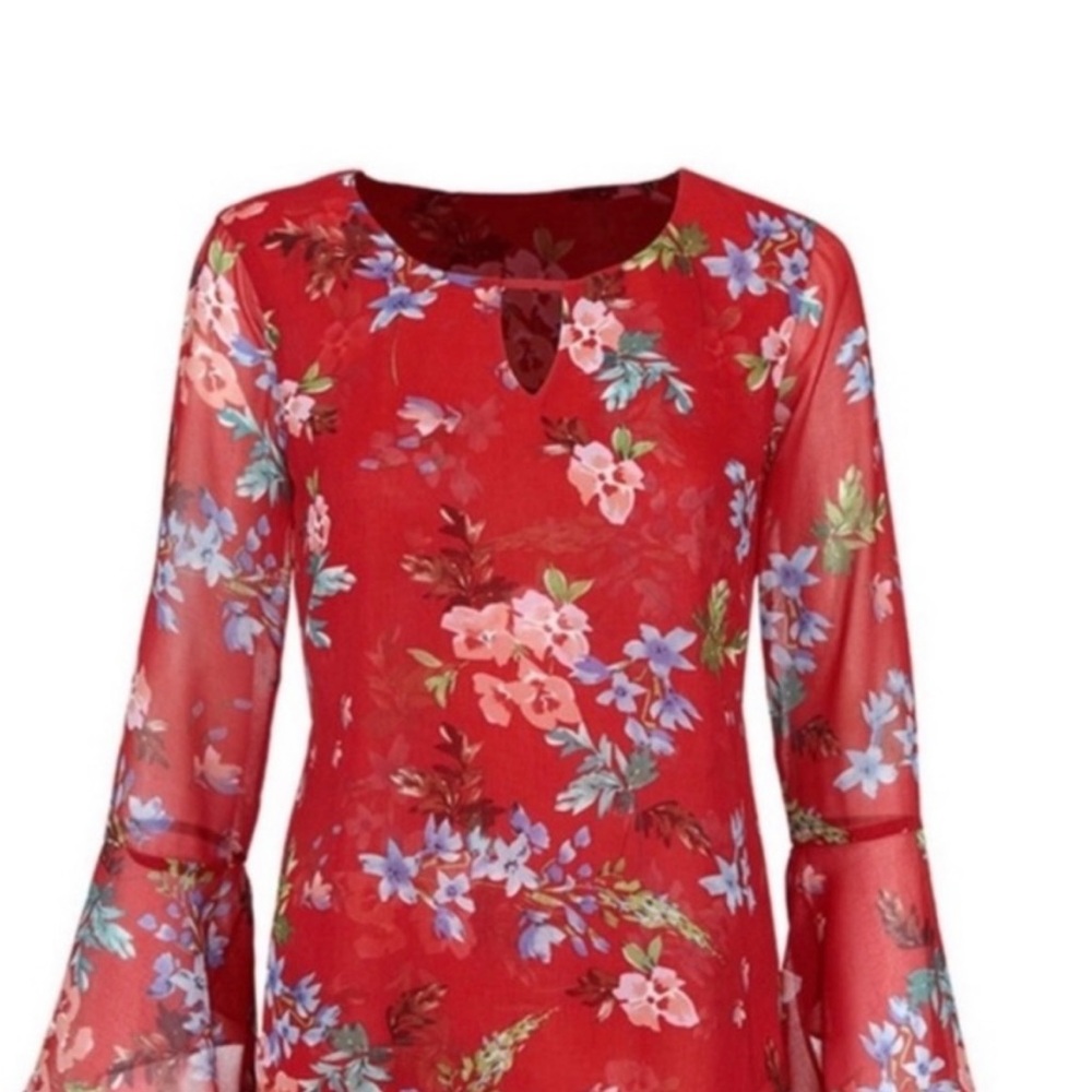 Cabi Devoted Floral Blouse - image 5